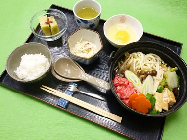 すき焼きご膳（特別メニュー）